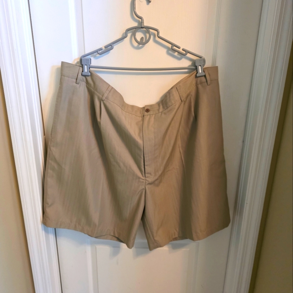 Caribbean Joe Big and Tall Mens Tan Shorts